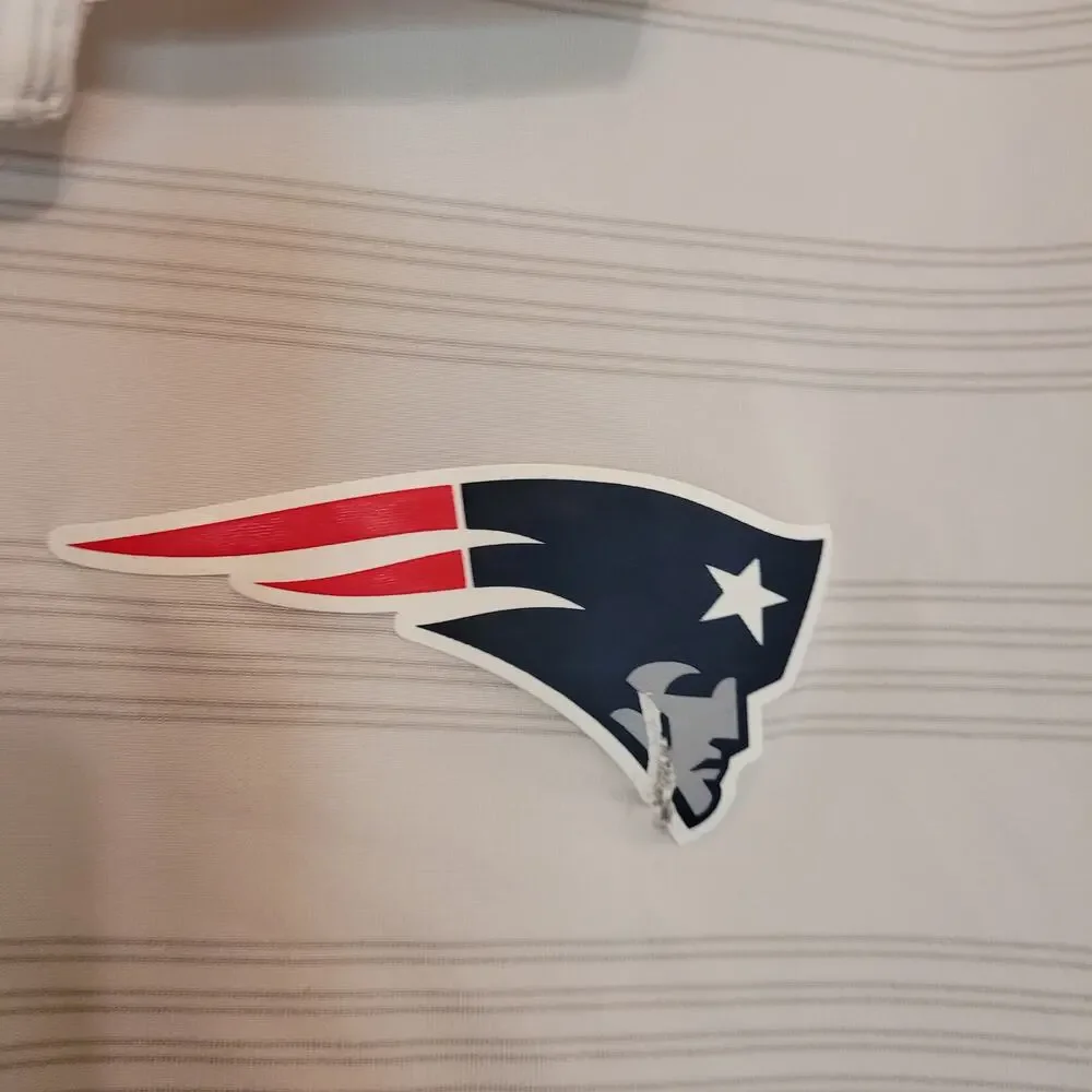 Nike On Field Mens Dri Fit New England Patriots Athletic Polo Shirt Size XXL